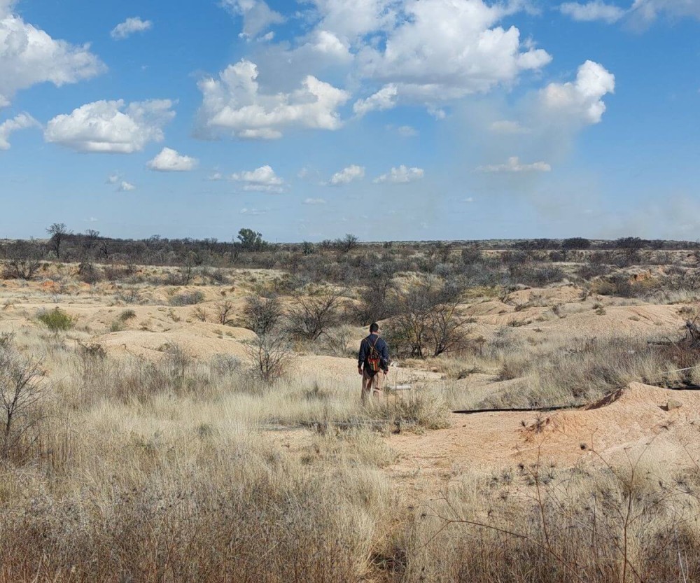 Donga landscape along the Modder River